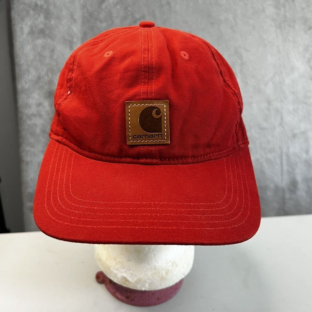 Carhartt Middle Logo Red Hat‎ Cap One Size Unisex Outdoors